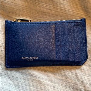 Authentic Saint Laurent card wallet